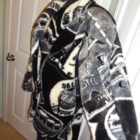 Vintage Donny Brook Black/White Paris Coat Size 1x-2x - Thumbnail 2