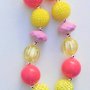 Princess Inspired Chunky Necklaces/Bubblegum Beads/Girls Jewelry/Birthday Parties/Photo Props-1