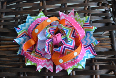Funky Bright Boutique Bow