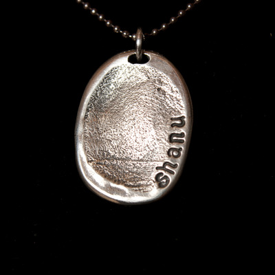 Thumbprint necklace :: shanu