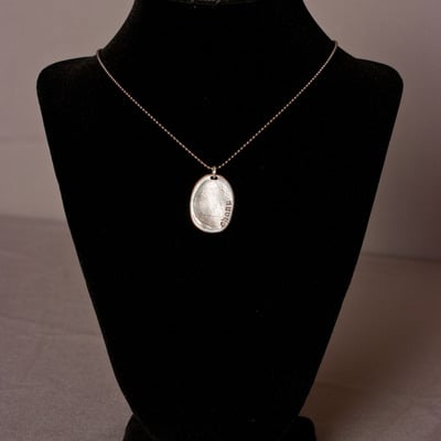 Thumbprint necklace :: shanu
