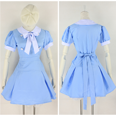 Halloween costume cosplay blue school uniform princess dress free ship sp141244 - Thumbnail 5