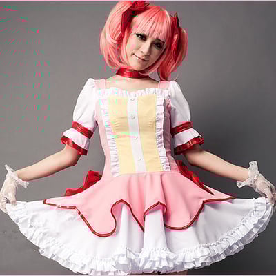 Anime puella magi madoka magica kaname madoka cosplay costume dress free ship sp141253 - Thumbnail 4