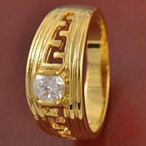 Gold CZ Ring