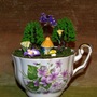 Faerie Windsor and her Teacup Nursery, Fairy, OOAK, Diorama - Thumbnail 2
