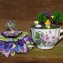 Faerie Windsor and her Teacup Nursery, Fairy, OOAK, Diorama - Thumbnail 4