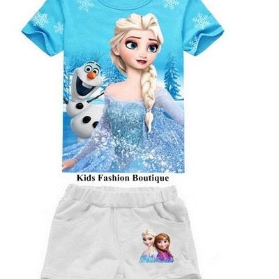 Frozen girls 2-pieces elsa/olaf outfit