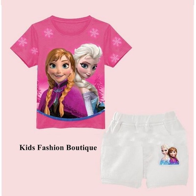 Frozen girls 2-pieces elsa/anna outfit