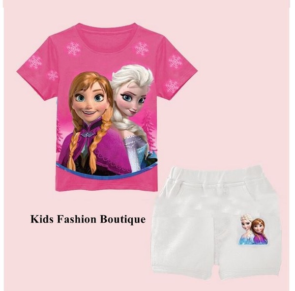 Frozen Girls 2-Pieces Elsa/Anna Outfit