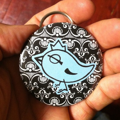 Keychain - the chicken king