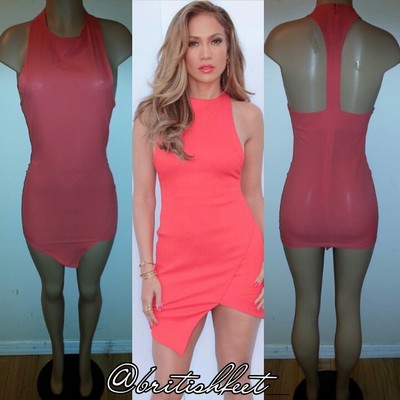 Mini asymmetric dress