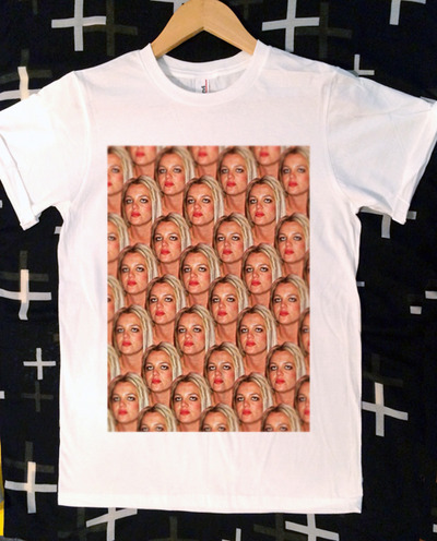 Britney Spears Collage T-shirt.