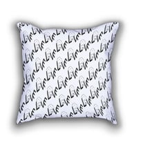 "LOVE" Love My Naturals Logo Natural Hair Art Decorative Throw Pillow