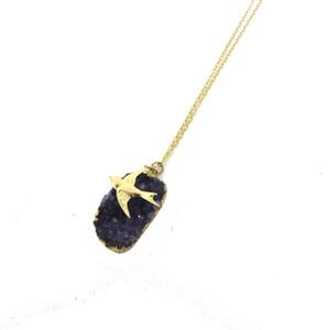 Take Flight Druzy Necklace - Thumbnail 2
