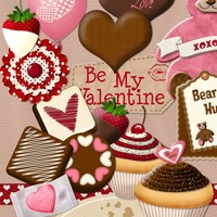 Sweet Valentine (Digital Scrapbooking Kit) - Thumbnail 3