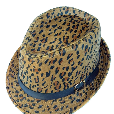 Leopard print fedora - Thumbnail 1