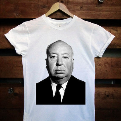 Alfred hitchcock face t-shirt or tank top