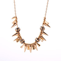 Punk Style Spike Necklace - Thumbnail 2