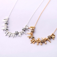Punk Style Spike Necklace - Thumbnail 3