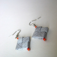 Cloudy Sky with a Silver Lining Eco Earrings - Thumbnail 3