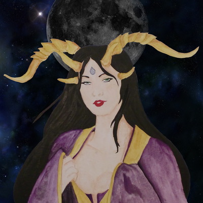 Demon moon priestess