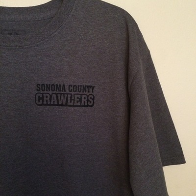 Grey t-shirt w/ black