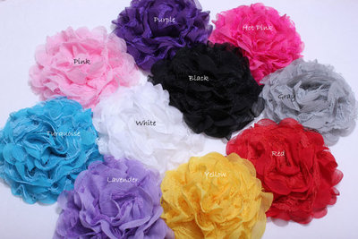 Lace Flower Hair Clips