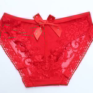 Red Classic Fashion Thong - Small