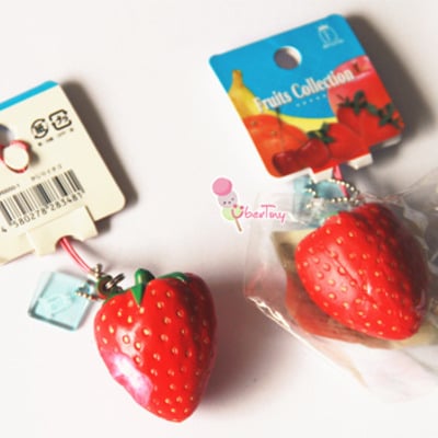 Rare* uncle nic's fruit collection squishy (strawberry) - Thumbnail 4