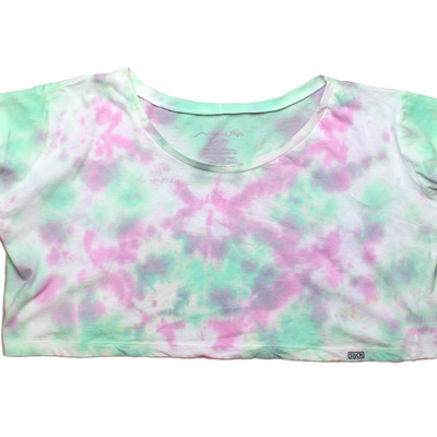Crop top - pastel tie dye