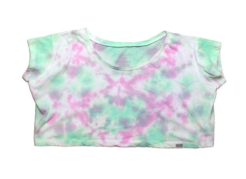 Crop Top - Pastel Tie Dye