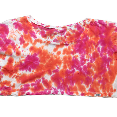 Crop top - splatter tie dye