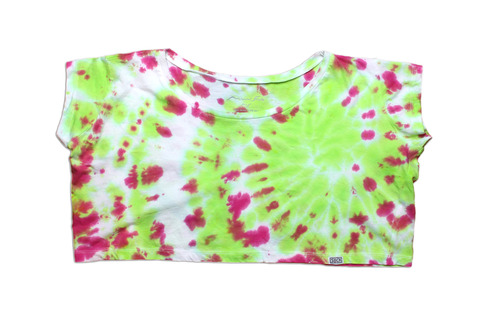 Crop Top - Swirly Tie Dye