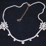 WEDDING BRIDAL DANGLE DROP BRIDE HEAD RHINESTONE CRYSTAL GOLD HAIR CHAIN TIARA-2