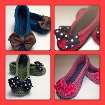 Adult Crochet Slippers