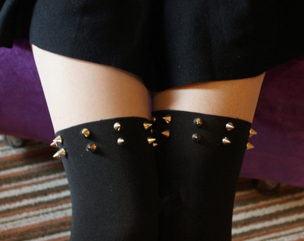  fashion personality  Orange pantyhose bottoming socks 