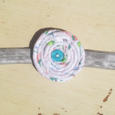 Flower exchange headband