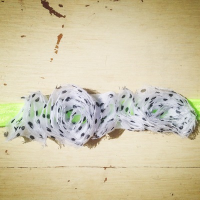 Shabby chic headband