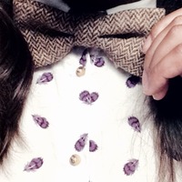 Wool Bow Tie - Thumbnail 2