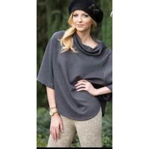 Grey Poncho