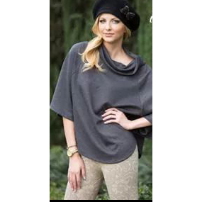 Grey Poncho