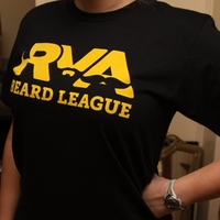 Black/Gold RVA Beard League T-Shirt - Thumbnail 1