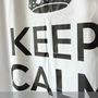 KEEP CALM & CARRY ON Black & White Bathroom Use SHOWER CURTAIN 180 x 200 cm Set - Thumbnail 3