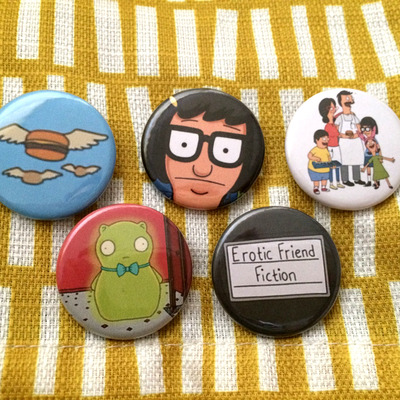 Bob's burgers pinback button set - Thumbnail 2