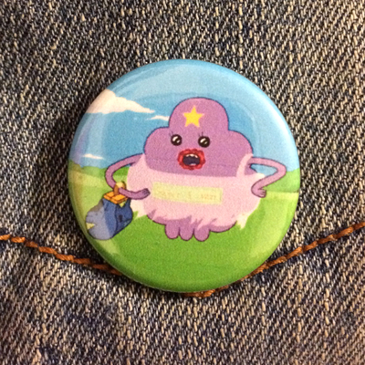 Fresh to death pinback button