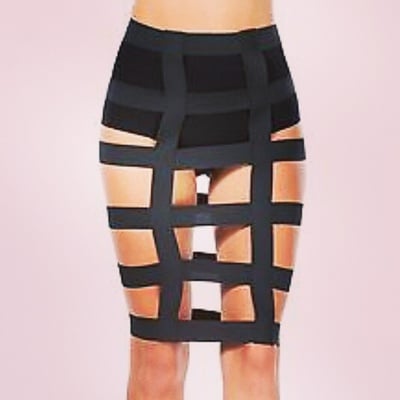 Caged skirt