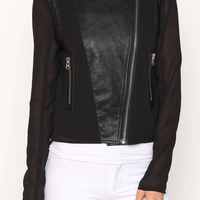 Faux Leather jacket - Thumbnail 1