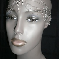 Silver Rhinestone headpiece - Thumbnail 1