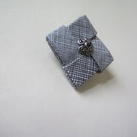Black & White Pin - Made With Security Envelopes - Thumbnail 1