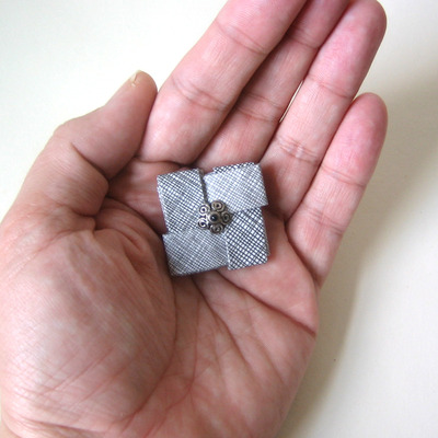 Black & White Pin - Made With Security Envelopes